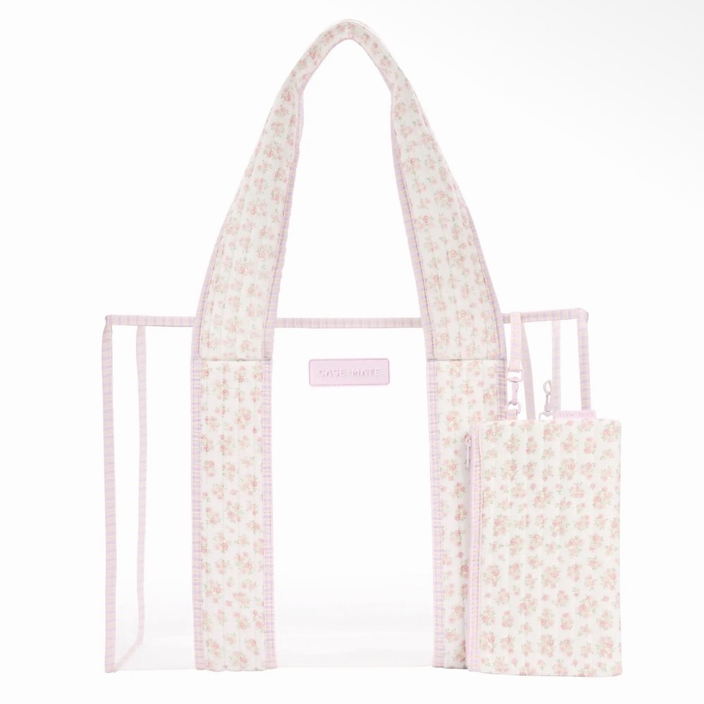 Case-Mate Quilted Ditzy Floral Jelly Tote Bag - New Unopened